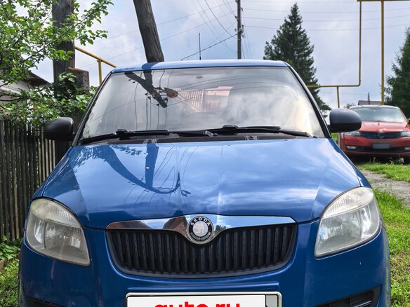 2009 Skoda Fabia II, синий, 350000 рублей - вид 7
