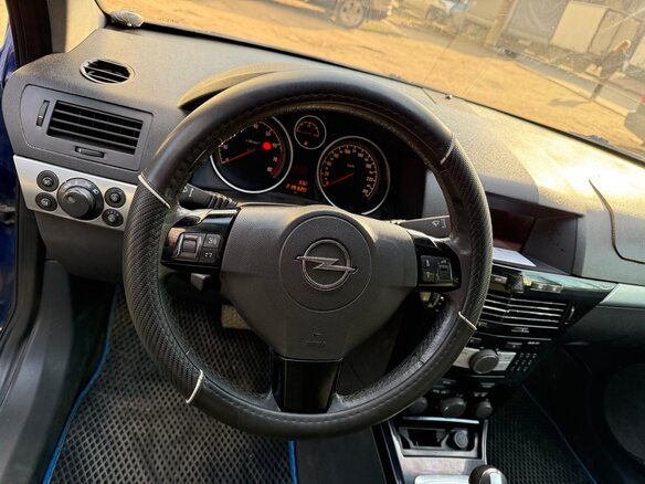 2008 Opel Astra H Рестайлинг, синий, 260000 рублей - вид 8