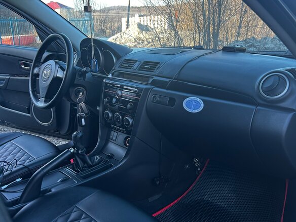 2008 Mazda 3 I (BK) Рестайлинг, чёрный, 450000 рублей - вид 7