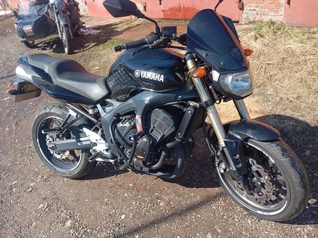 2008 Yamaha FZ6, чёрный, 380000 рублей, вид 1
