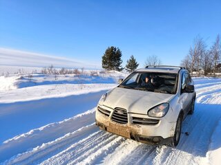 2005 Subaru Tribeca I, белый, 759000 рублей, вид 5