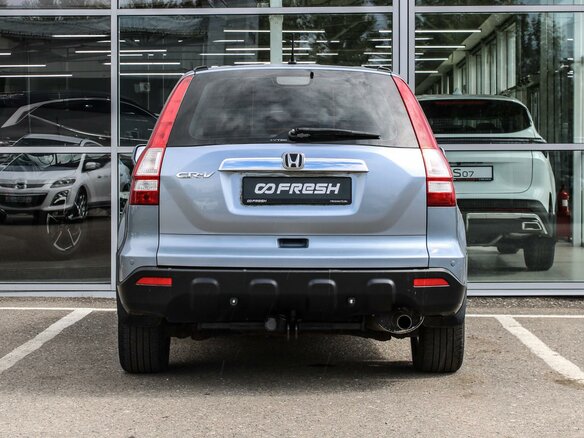 2007 Honda CR-V III, голубой - вид 3