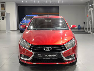 2016 Lada (ВАЗ) Vesta I, красный, 735000 рублей, вид 2