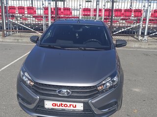 2016 Lada (ВАЗ) Vesta I, серый, 870000 рублей, вид 2