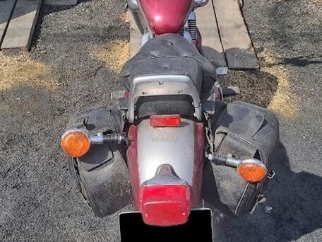 1992 Yamaha XV400 Virago, пурпурный, 250000 рублей, вид 2
