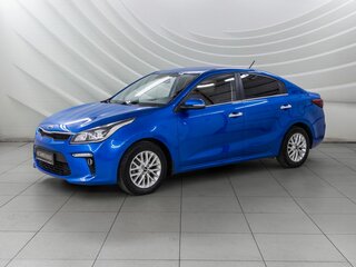 2019 Kia Rio IV, синий, 1528000 рублей, вид 3