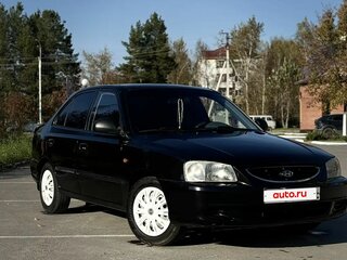 2005 Hyundai Accent II Рестайлинг, чёрный, 329999 рублей, вид 3