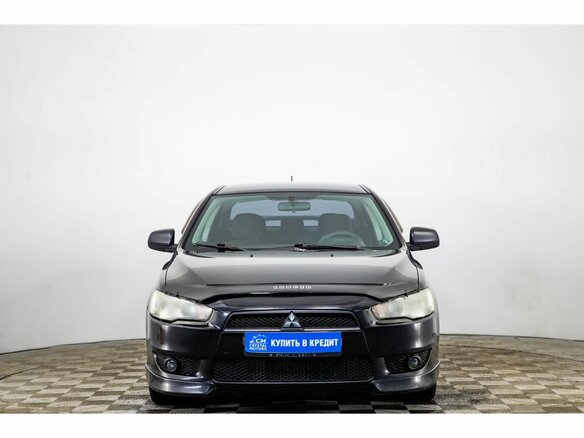 2007 Mitsubishi Lancer X, чёрный - вид 1