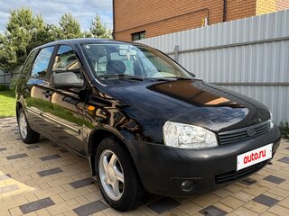 2010 Lada (ВАЗ) Kalina I, чёрный, 350000 рублей, вид 1