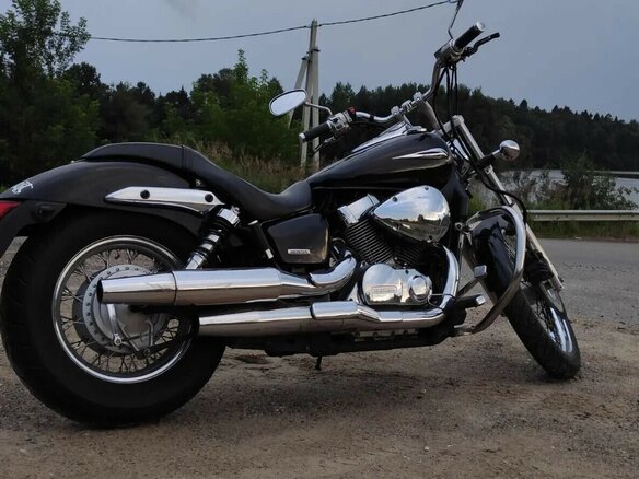 2008 Honda Shadow 750, чёрный, 515000 рублей - вид 17