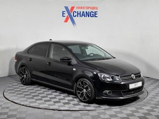 2013 Volkswagen Polo V, чёрный, 699000 рублей, вид 3