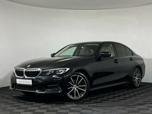 2021 BMW 3 серии 318d VII (G2x), чёрный