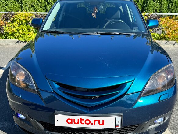 2007 Mazda 3 I (BK) Рестайлинг, синий, 499000 рублей - вид 1