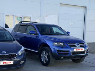2006 Volkswagen Touareg I, синий, 800000 рублей, вид 4