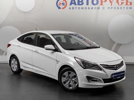 2016 Hyundai Solaris I Рестайлинг, белый, 799000 рублей, вид 1