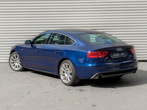 2016 Audi A5 I (8T) Рестайлинг, синий - вид 6