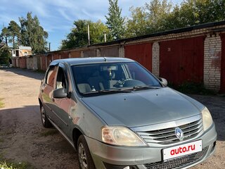 2011 Renault Logan I Рестайлинг, синий, 420000 рублей, вид 2