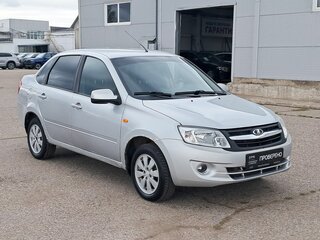 2013 Lada (ВАЗ) Granta I, серебристый, 290000 рублей, вид 3