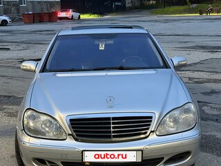 2002 Mercedes-Benz S-Класс 430 Long IV (W220) Рестайлинг, серебристый, 635000 рублей, вид 1
