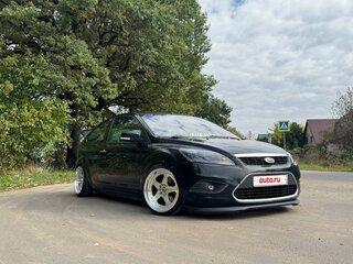 2008 Ford Focus II Рестайлинг, чёрный, 499000 рублей, вид 2