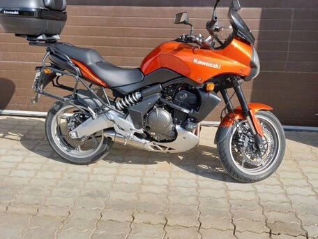 2007 Kawasaki Versys 650, оранжевый, 420000 рублей, вид 4