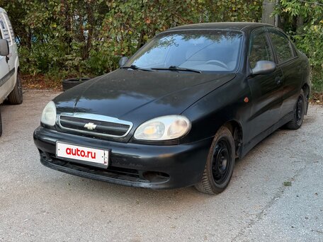 2008 Chevrolet Lanos I, чёрный, 59000 рублей, вид 1