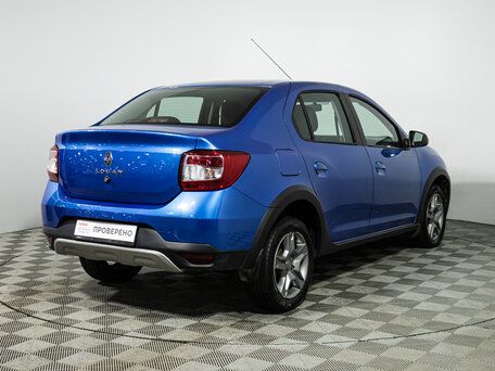 2021 Renault Logan Stepway II Рестайлинг, синий, 1099700 рублей, вид 5