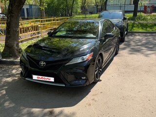 2019 Toyota Camry US Market VIII (XV70), чёрный, 2100000 рублей, вид 4