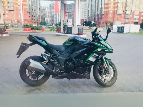 2021 Kawasaki Ninja 1000 SX, зелёный, 1750000 рублей, вид 1