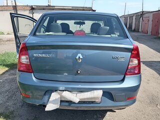 2012 Renault Logan I Рестайлинг, синий, 440000 рублей, вид 4