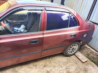 2007 Hyundai Accent ТагАЗ II, красный, 220000 рублей, вид 3