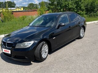 2007 BMW 3 серии 318i V (E90/E91/E92/E93), чёрный, 960000 рублей, вид 2