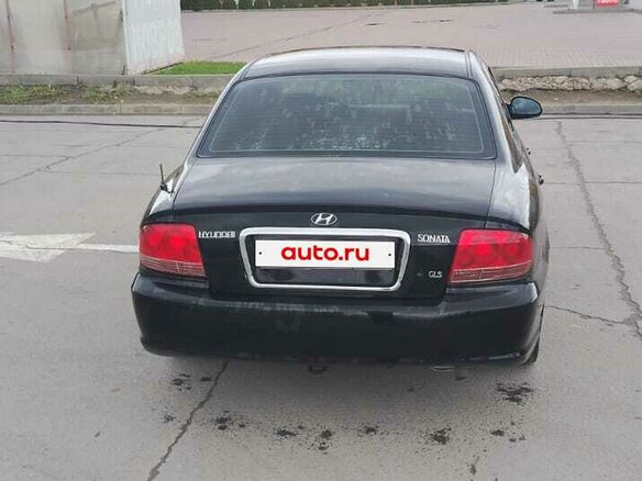 2006 Hyundai Sonata ТагАЗ IV (EF) Рестайлинг, чёрный, 385000 рублей - вид 4