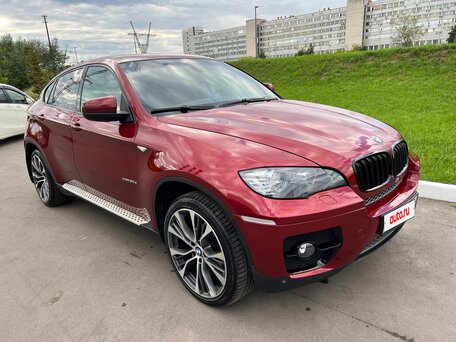 2010 BMW X6 30d I (E71), красный, 1870000 рублей, вид 1