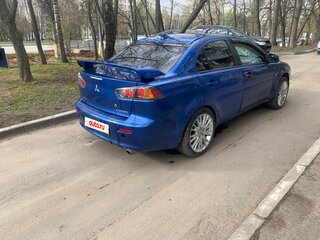 2011 Mitsubishi Lancer X Рестайлинг, синий, 570000 рублей, вид 3