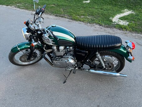 2007 Triumph Bonneville T100, зелёный, 550000 рублей, вид 3