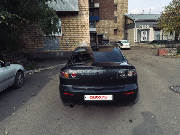 2006 Mazda 3 I (BK) Рестайлинг, чёрный, 415000 рублей - вид 5