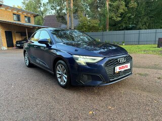 2021 Audi A3 35 TFSI IV (8Y), синий, 1600000 рублей, вид 2