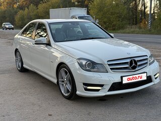 2011 Mercedes-Benz C-Класс 180 BlueEFFICIENCY III (W204) Рестайлинг, белый, 1650000 рублей, вид 2