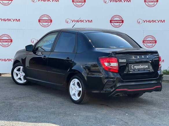 2023 Lada (ВАЗ) Granta Drive Active I Рестайлинг, чёрный - вид 2