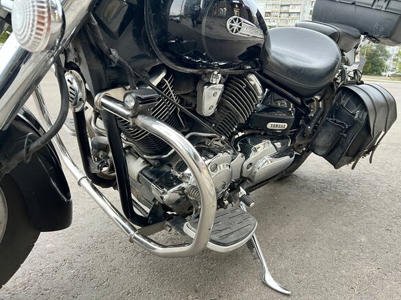 2008 Yamaha XVS1100, чёрный, 680000 рублей - вид 14