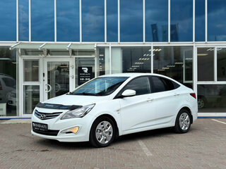2016 Hyundai Solaris I Рестайлинг, белый, 870000 рублей, вид 5