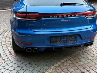 2021 Porsche Macan I Рестайлинг, синий, 7300000 рублей, вид 3