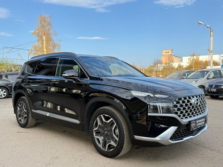 2021 Hyundai Santa Fe IV Рестайлинг, чёрный, 3550000 рублей, вид 1
