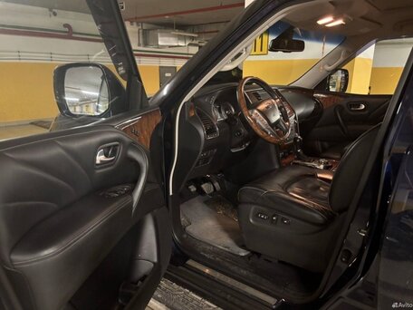 2014 Infiniti QX80 I Рестайлинг, синий, 2017000 рублей, вид 5
