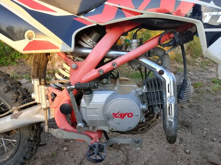 2024 Kayo Basic TT125, оранжевый, 55000 рублей, вид 4