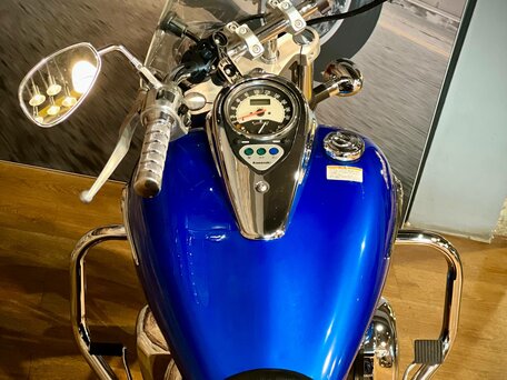 2009 Kawasaki VN900 Vulcan, синий, 680000 рублей, вид 5