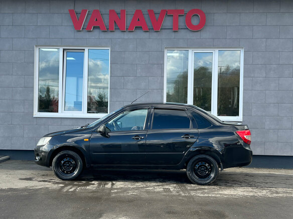 2014 Lada (ВАЗ) Granta I, чёрный, 325000 рублей - вид 7