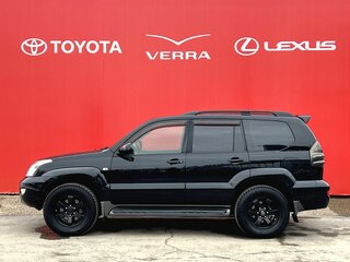 2008 Toyota Land Cruiser Prado 5-speed 120 Series Рестайлинг, чёрный, 1950000 рублей, вид 2