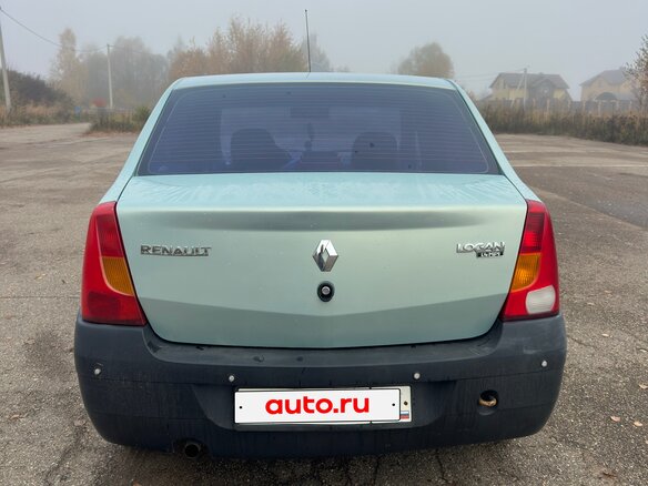 2007 Renault Logan I, серебристый, 300000 рублей - вид 3